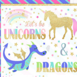unicorn & dragons party verkleedkleding