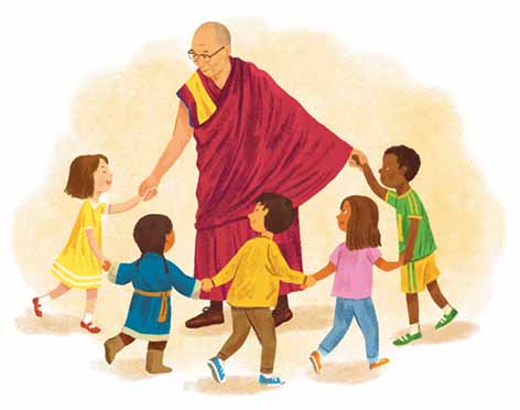 Het zaadje van compassie, dalai lama