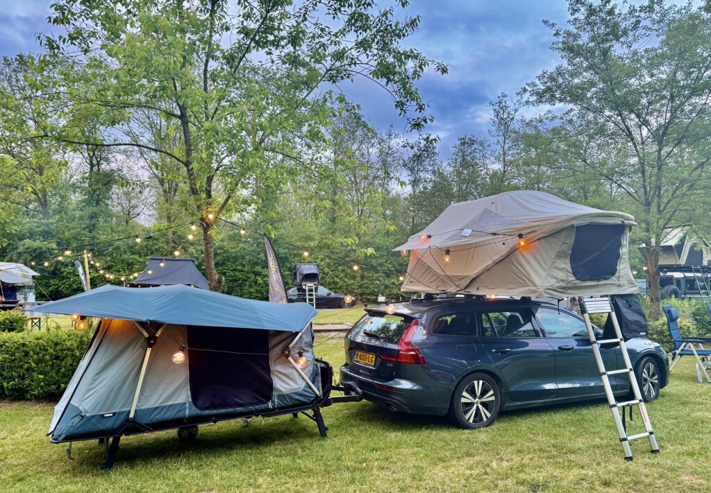 Park drentheland, zorgvlied, kamperen in Nederland, outback daktent event, thule approach