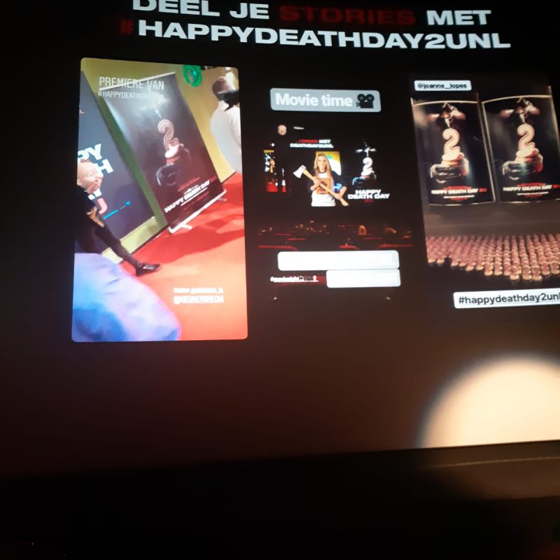 Speciale HAPPY DEATH DAY 2U vertoning, maar is deze film niet te veel horror?