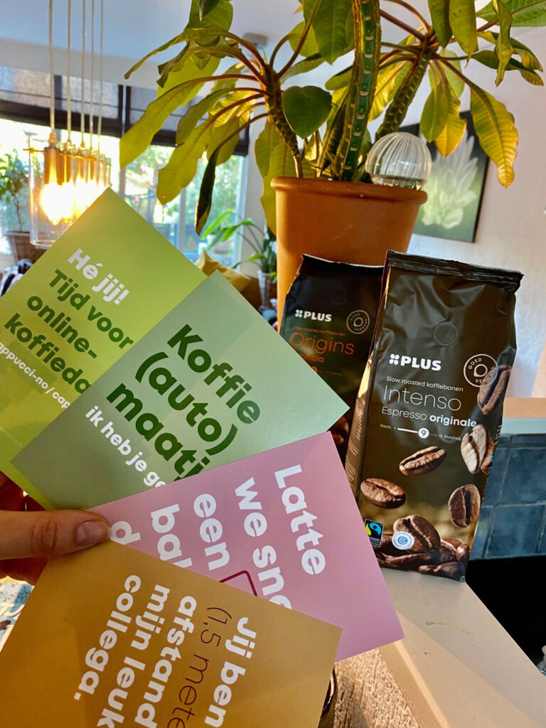 koffie, bonen, plus, huismerk, hoe drink jij je koffie