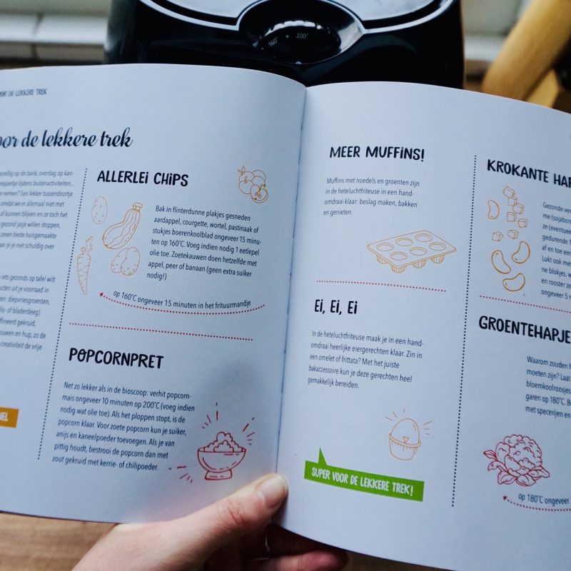 Nieuwe recepten voor de Airfryer