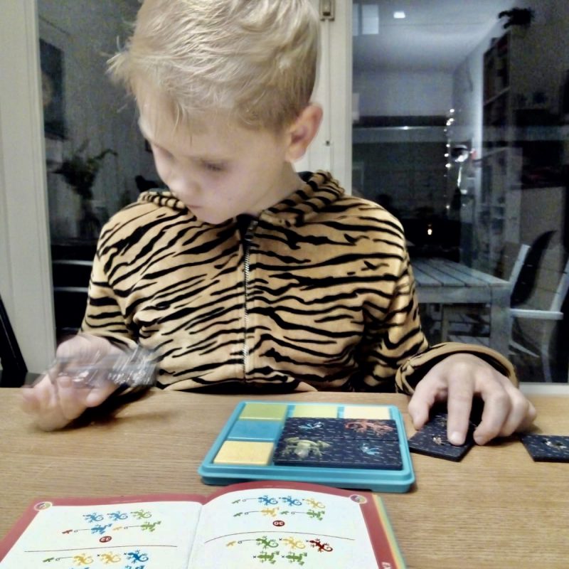 Gekleurde salamanders en kikkers leggen met ‘Colour Catch’ van SmartGames