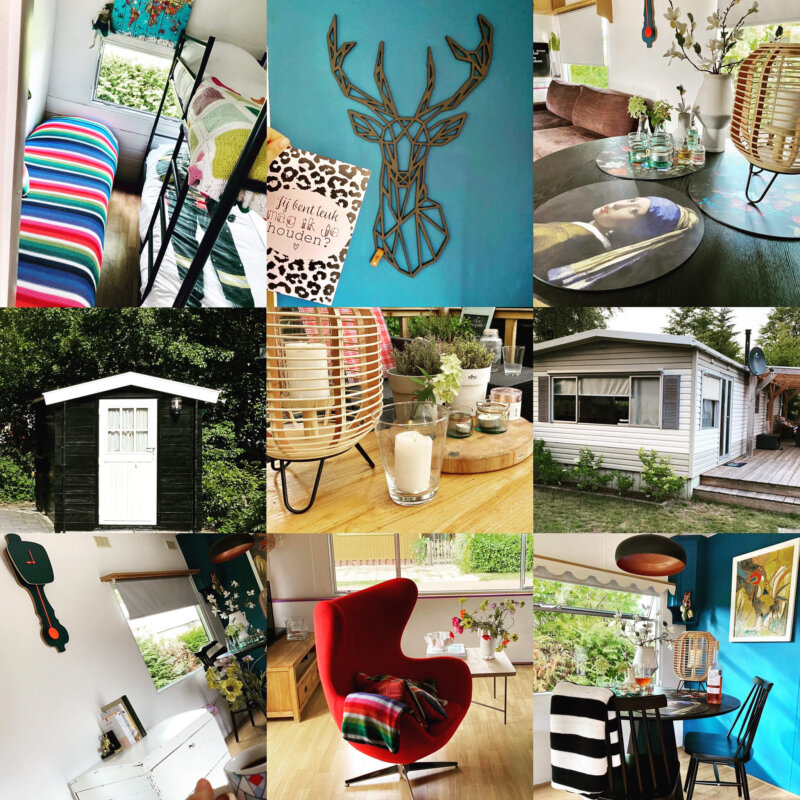 Geometrische vormen van FBRK Fabryk design: houten wanddecoratie met impact