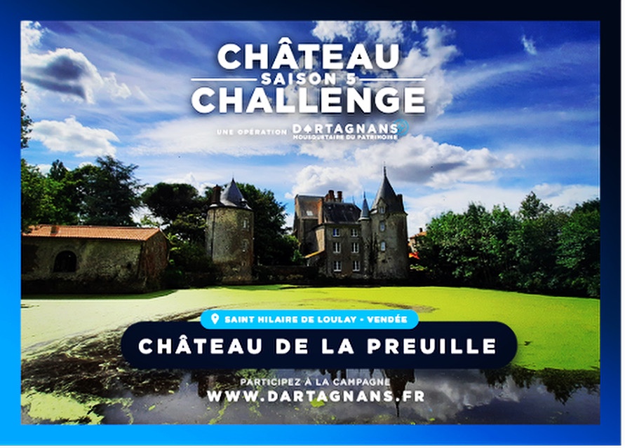 chateau de la preuille, kasteel, crowbdfunding