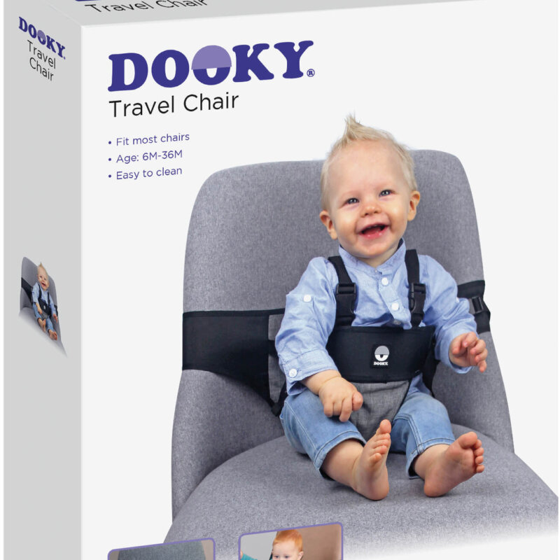 Nieuw: Dooky Travel Chair om altijd een compacte kinderstoel bij de hand te hebben
