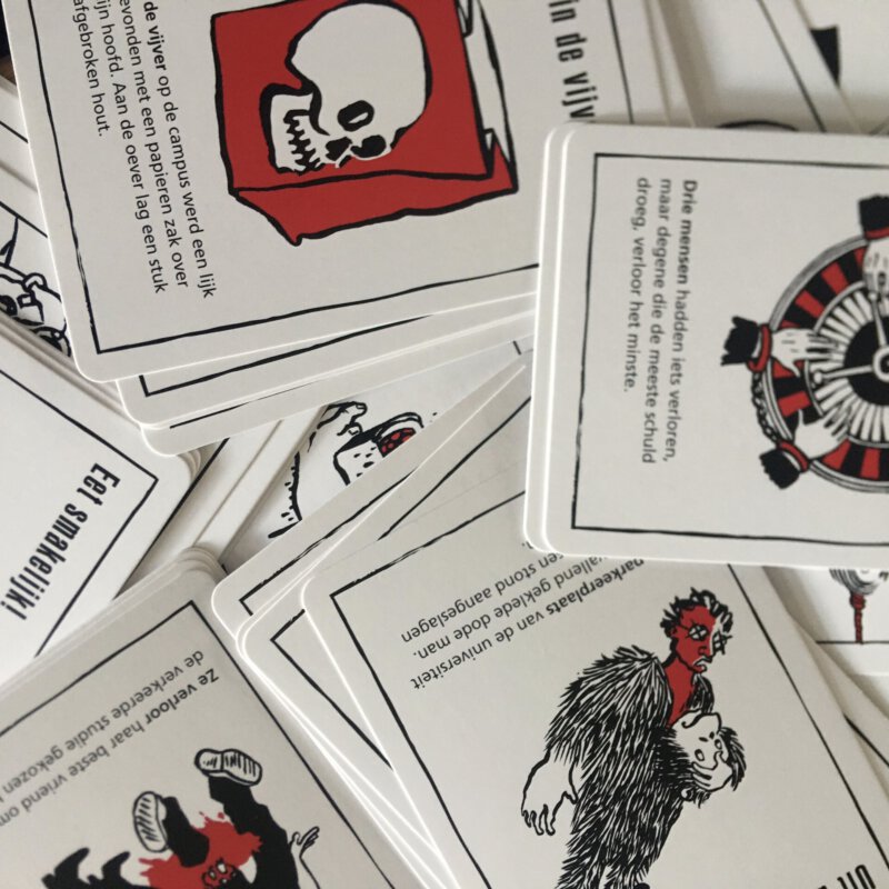 Griezelen met de gitzwarte raadsels van Black Stories uni Edition