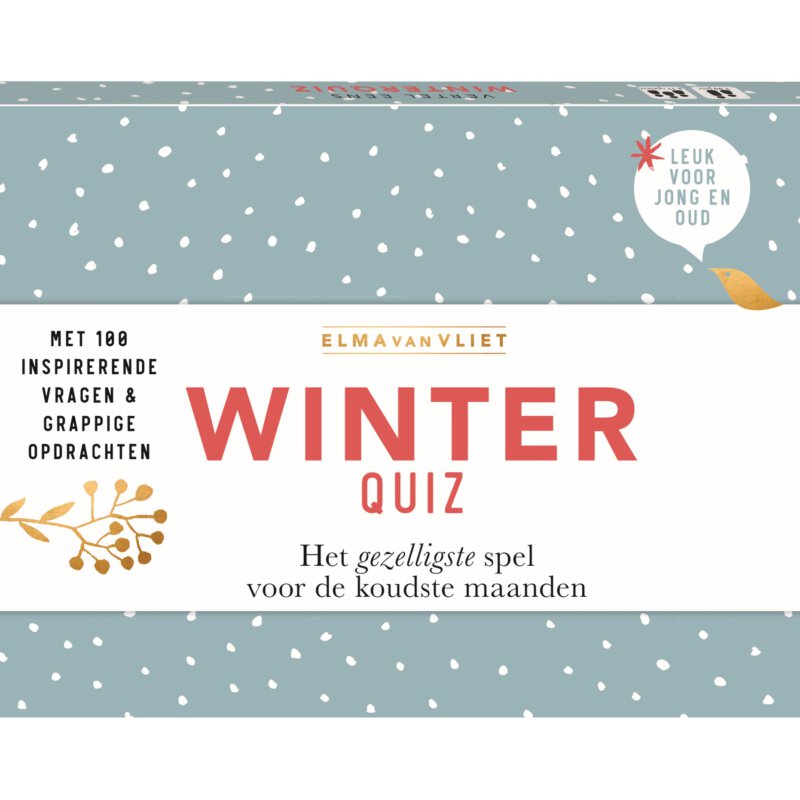 Terugkijken op 2020 met de winterquiz van Elma van Vliet