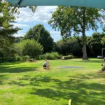 leuke tuin, trampoline, achtertuin, kindvriendelijke tuin