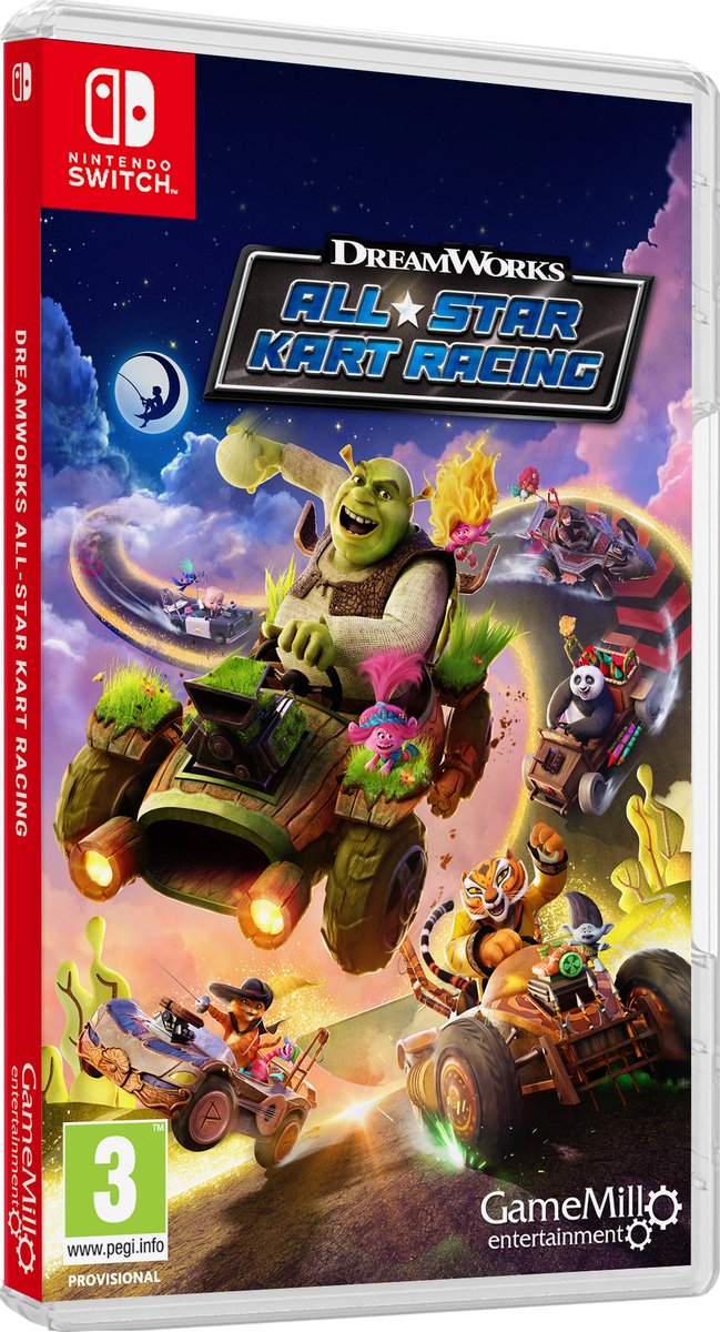 Race door dromenland met de GAME: Dreamworks All-Star Kart Racing