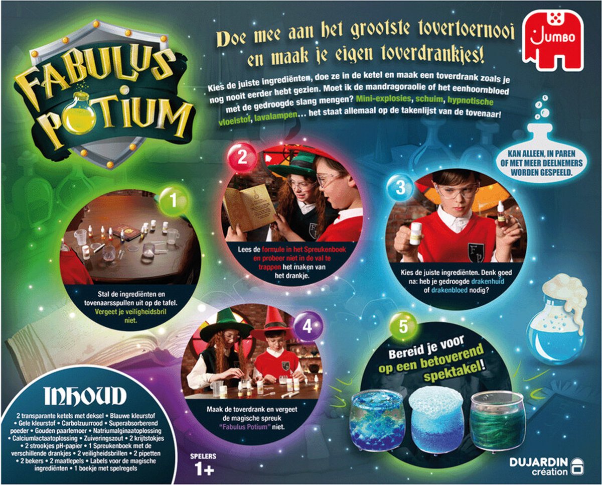 Jumbo - Fabulus Potium - Speelgoed Experimentenset - Voor Kinderen
