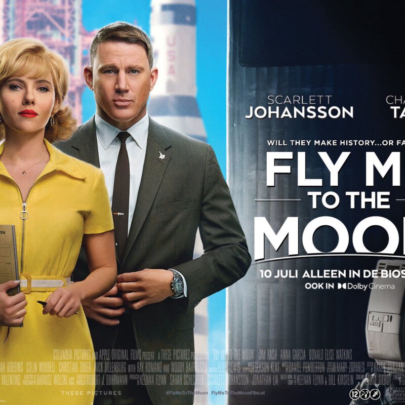 Fly Me to the Moon: Scarlett Johansson en Channing Tatum schitteren op het witte doek