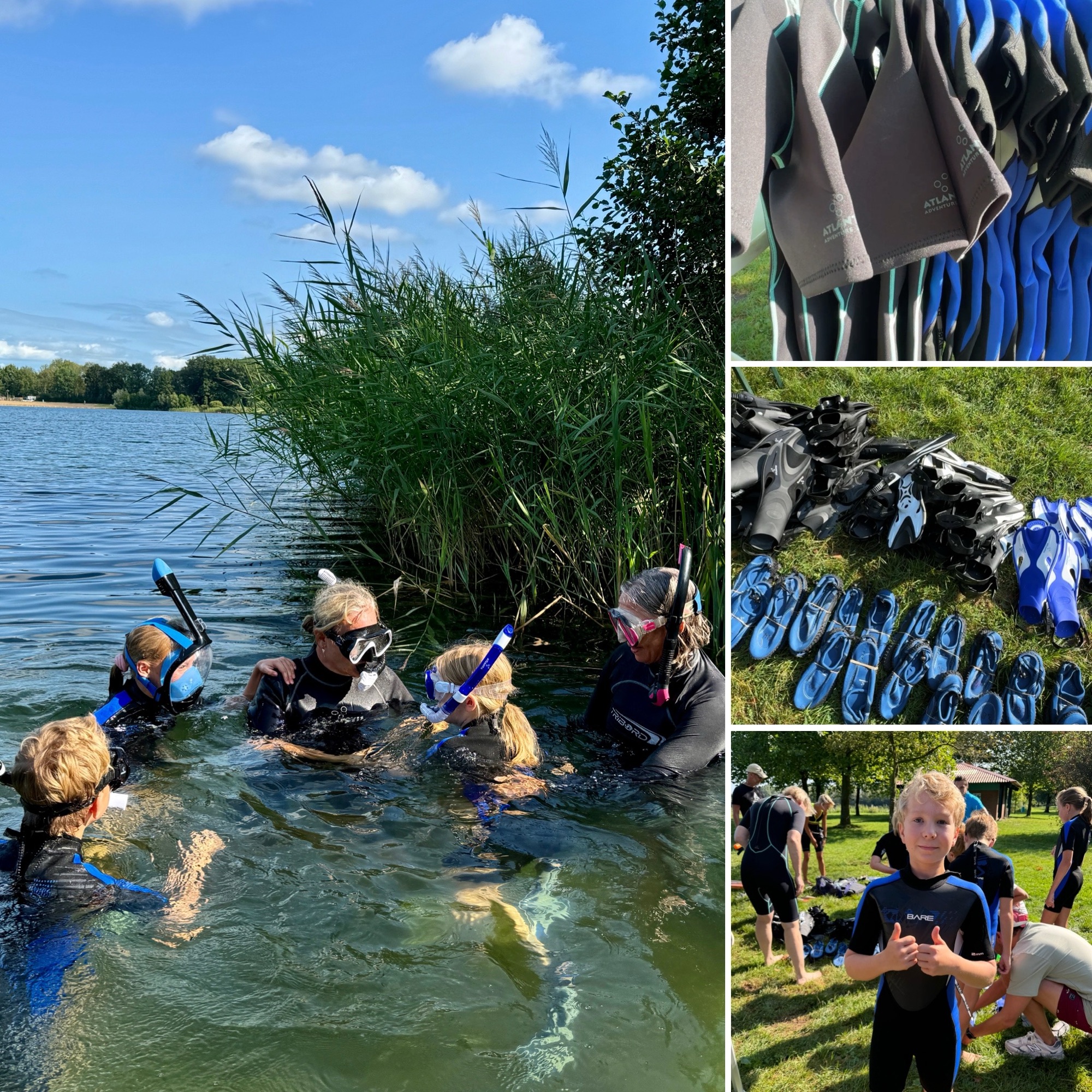 Leisurelands, snorkelen in nederland, snorkelen, duiken in bussloo, leuk met kids, onderwaterwereld, leisurepas