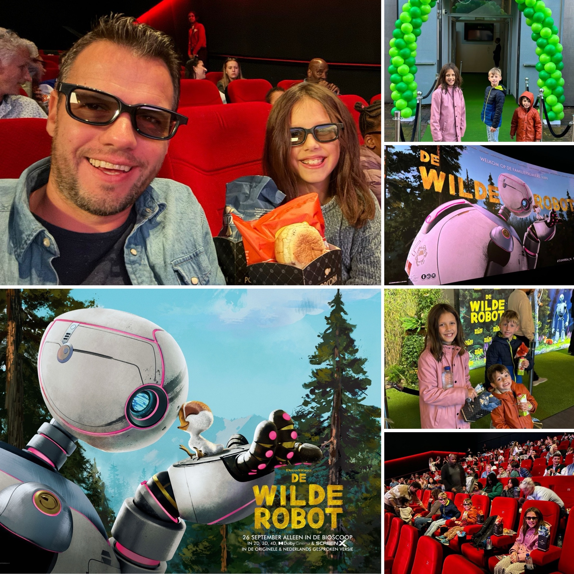 Feestelijke familiepremière l van DE WILDE ROBOT 