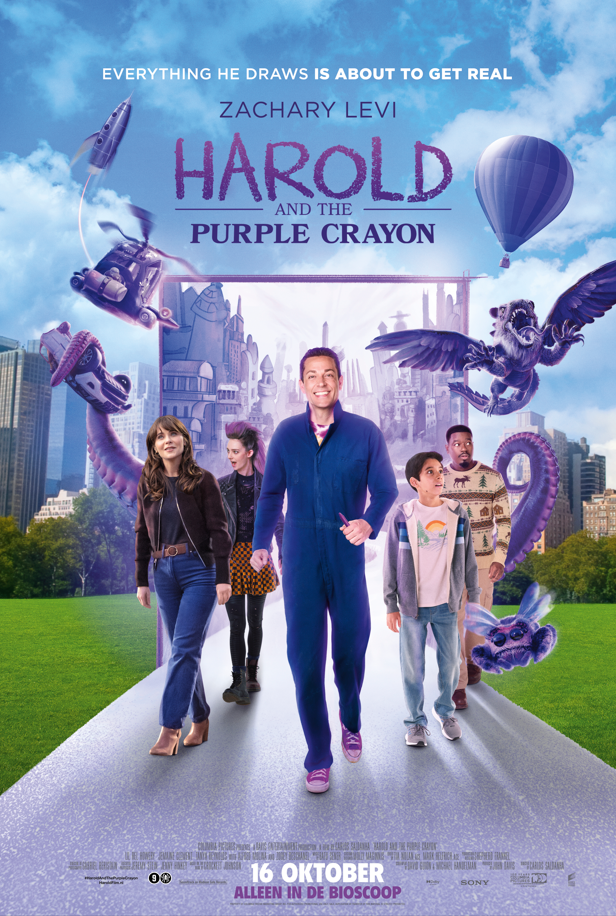 Harold and the purple crayon, ook wel; ‘Het Magische Krijtje’ draait nu in de bioscoop!