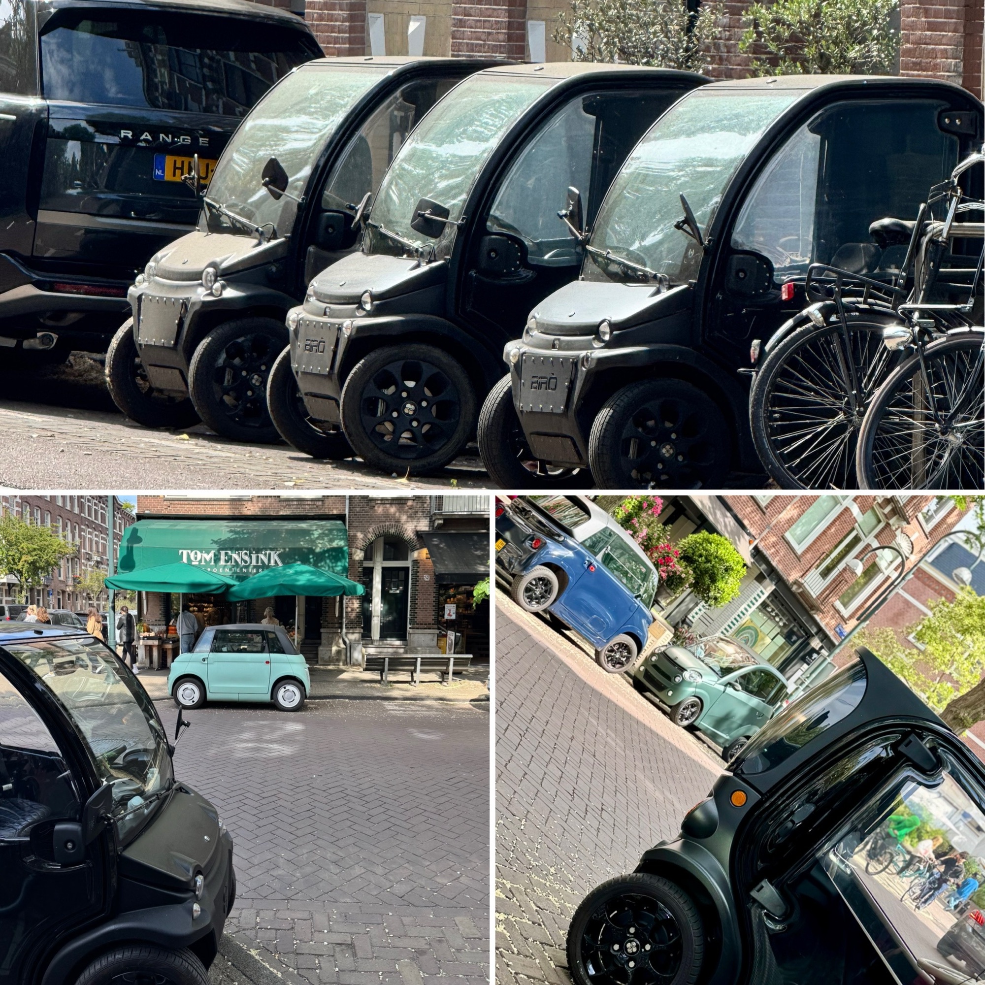 mini cars, city car, amsterdam, biro, invalidenwagentjes, hip