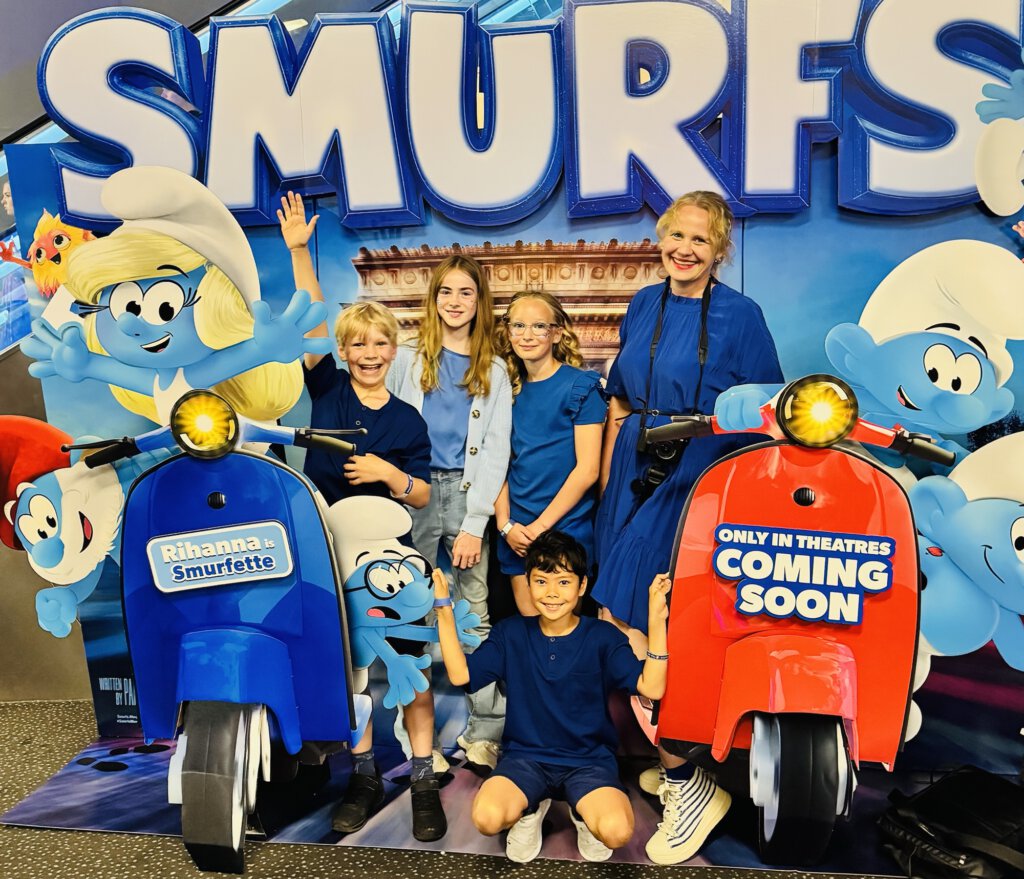 Smurfen, filmpremiere, otrium