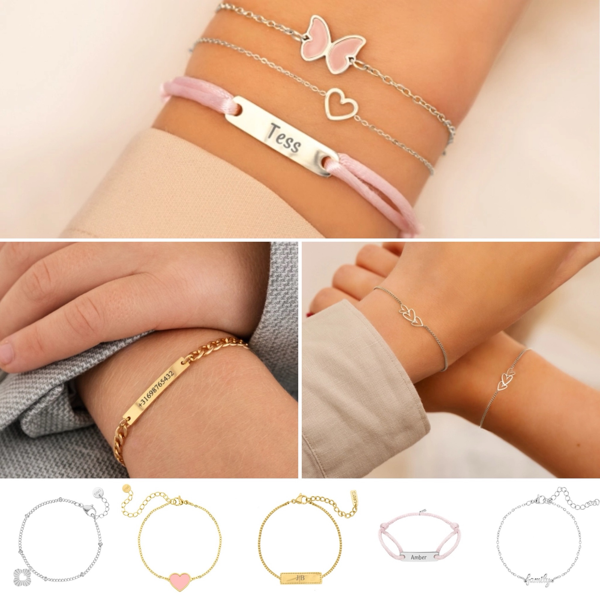 drks, gepersonaliseerd cadeau, moederdag cadeau, moeder – dochter cadeau, armband met naam