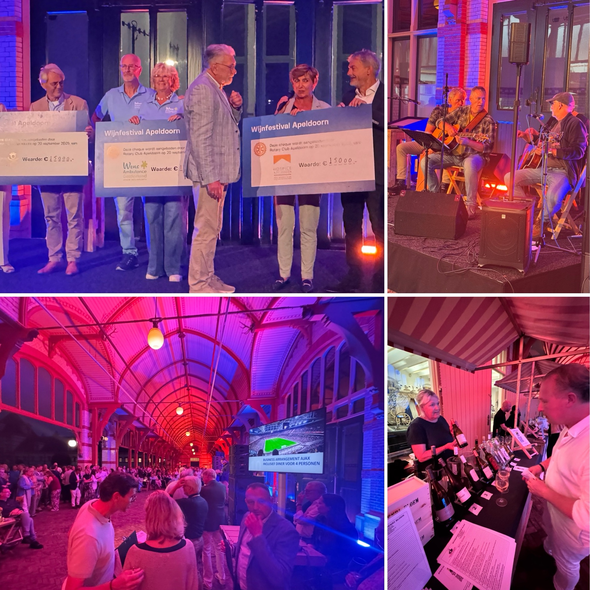 Wijnfestival Apeldoorn, Paleis Het Loo, rotary, lions 