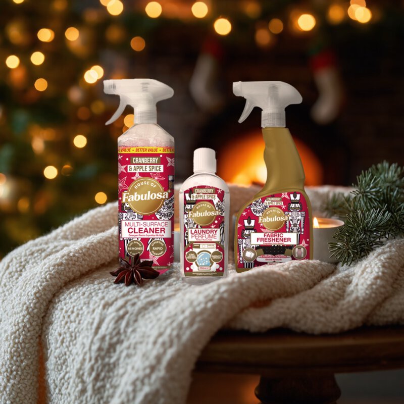 Vier de feestdagen met Fabulosa’s nieuwe kerstgeur: Cranberry & Apple Spice
