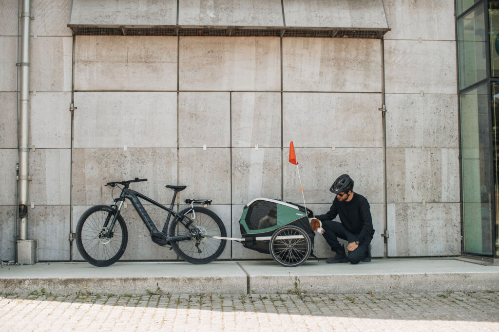 Thule Bexey, fietskar, hondenkar, honden fietskar, de beste fietskar voor honden