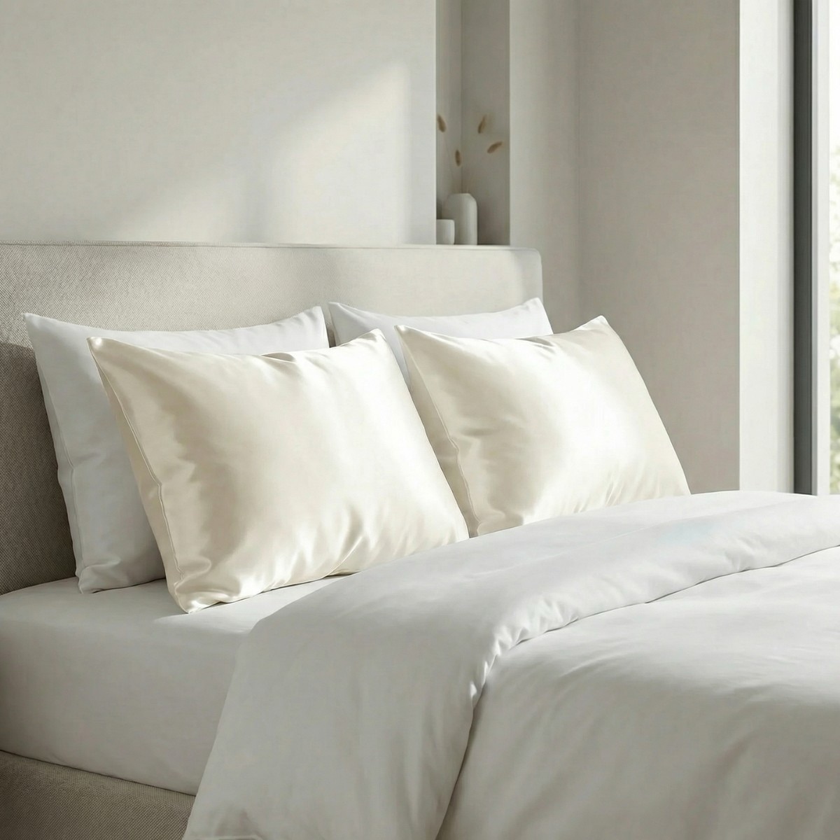 Slapen als een roosje , Satin Sleepers, heatless curls, bonet, satijn 