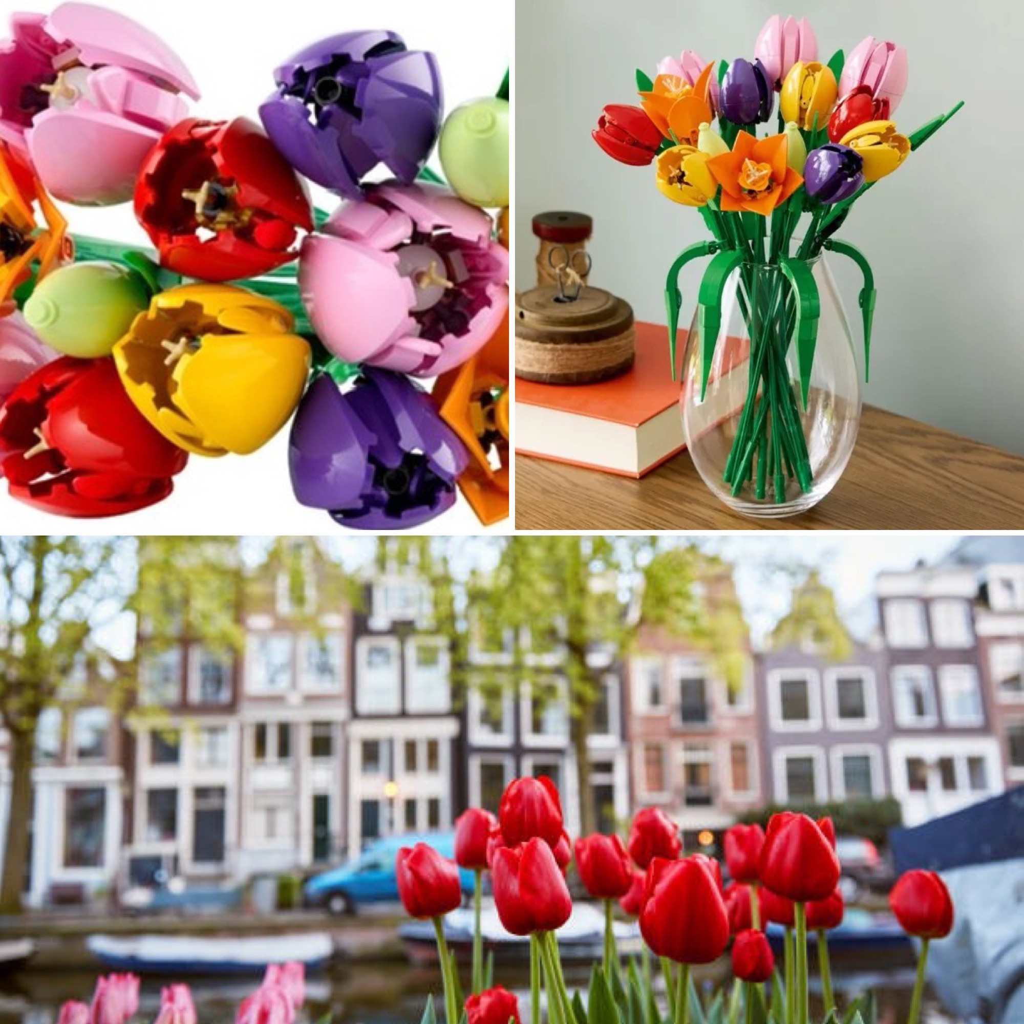 tulpenwandeling, LEGO, LEGO House, LEGO bloembar, Amsterdam, tulpen, stadswandeling, citytrip