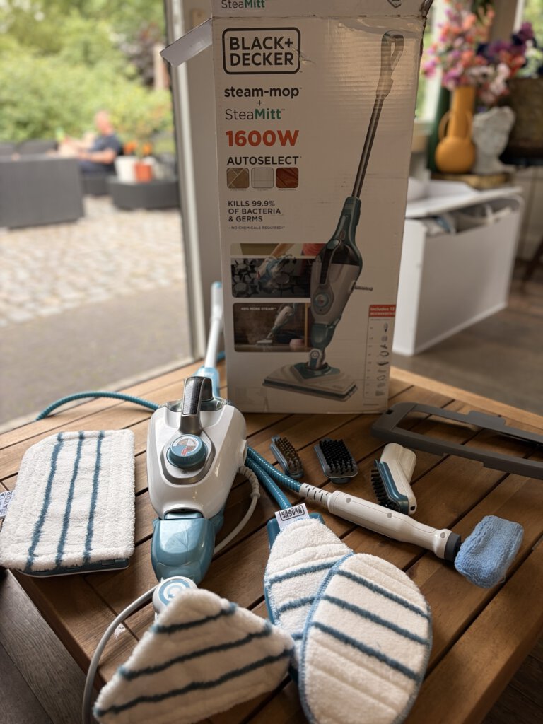stoomreiniger, black en decker, BHSM1615DAM QS, review