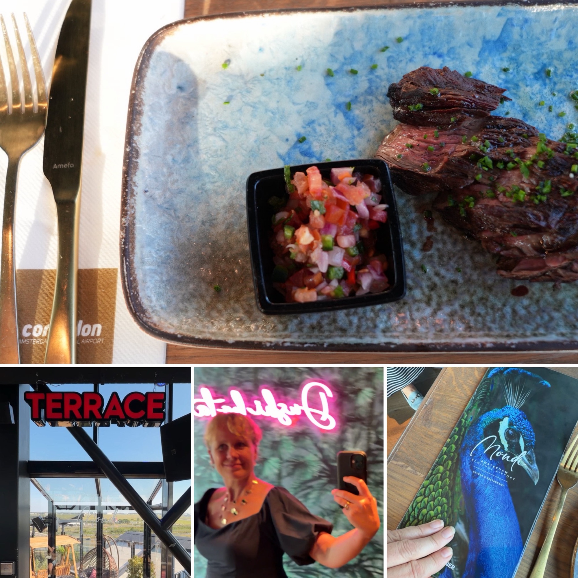 Schiphol, Mondi SkyBar en restaurant, corendon hotel, Mondi restaurant, Caribbean, cocktails