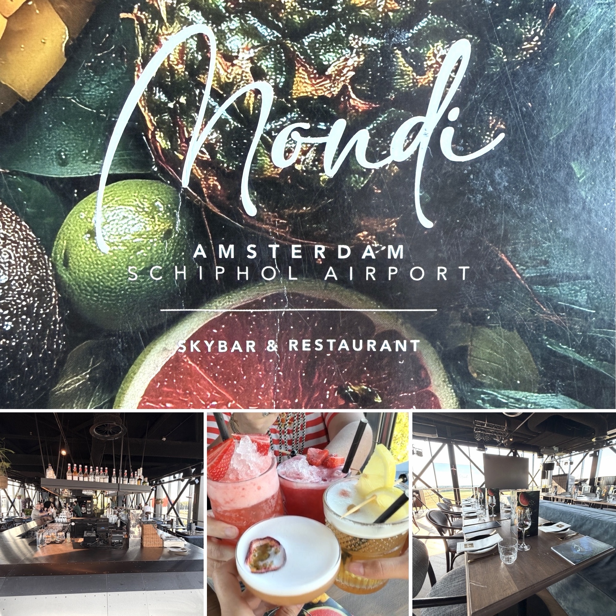 Schiphol, Mondi SkyBar en restaurant, corendon hotel, Mondi restaurant, Caribbean